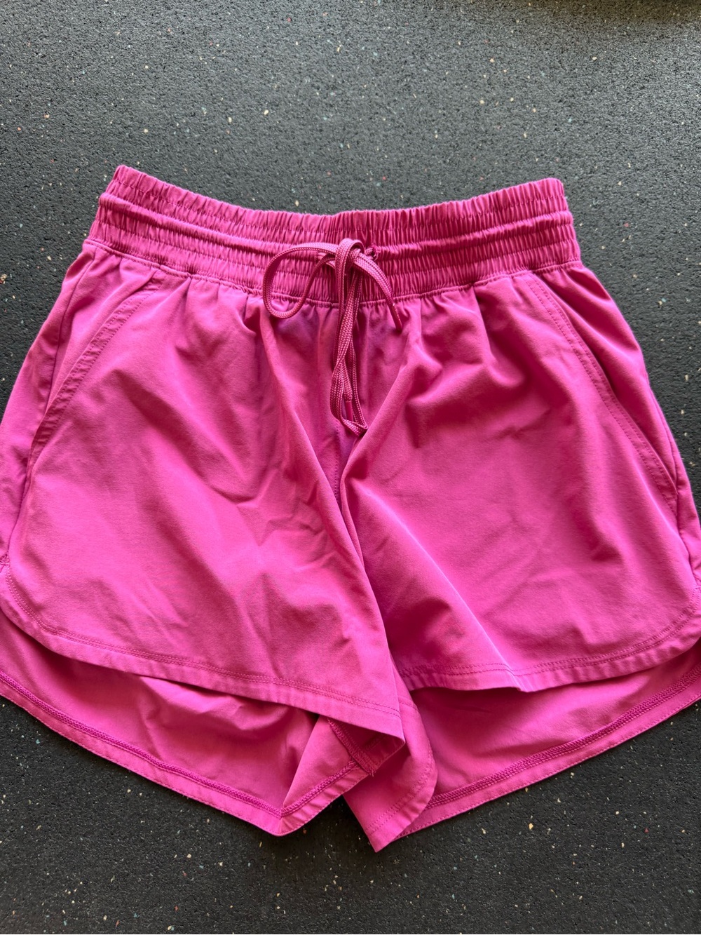 Abercrombie & Fitch Fuschia Athletic Drawstring Shorts